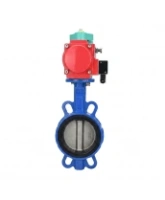 Затвор дисковый поворотный DN.ru WBV1432N-2W-Fb-H Ду40 Ру16 корпус - чугун GGG50, диск - нержавеющая сталь 316L, уплотнение - NBR, с пневмоприводом PA-SA-083, пневмораспределителем 4M310-08 AC220V и магнитным переключателем ALS200D