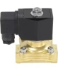 Клапан электромагнитный DN.ru VS200-ET-NC-220VAC 1/2″ Ду15 Ру10, соленоидный двухходовой, корпус - латунь, уплотнение - EPDM, резьбовой, нормально-закрытый, прямого действия, катушка - 220В