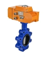 Затвор дисковый поворотный DN.ru WBV1631N-2W-Fb-H Ду80 Ру16 LUG корпус - чугун QT450, диск - нержавеющая сталь 304, уплотнение - NBR, межфланцевый, с электроприводом DN.ru QT-N-005EM-B1-220VAC-У1 DAR