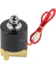 Клапан электромагнитный DN.ru VS100-ET-NC-24VDC 1/4″ Ду8 Ру10, соленоидный двухходовой, корпус - латунь, уплотнение - EPDM, резьбовой, нормально-закрытый, прямого действия, катушка - 24В