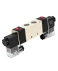Пневмораспределитель DN.ru 4V320-10 AC220V 3/8″ бистабильный, пятиканальный, с двусторонним ЭМУ (подключение со шлангами)