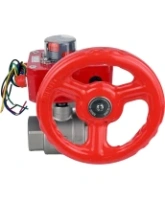 Кран шаровой DN.ru BV3232P(2pc)-FP-T-ISO-H 1 1/2″ Ду40 Ру63 полнопроходной двухходовой, нержавеющая сталь SS316, внутренняя резьба, уплотнение - PTFE, с редуктором DN.ru HGBF RQN1-180Z