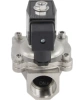 Клапан электромагнитный DN.ru VS231-ET-NC-220VAC 1″ Ду25 Ру10, соленоидный двухходовой, корпус - нержавеющая сталь 304, уплотнение - EPDM, резьбовой, нормально-закрытый, прямого действия, катушка - 220В