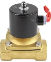 Клапан электромагнитный DN.ru VS100-ET-NC-24VAC 1 1/2″ Ду40 Ру10 прямого действия двухходовой, корпус - латунь, присоединение - внутренняя резьба, уплотнение - EPDM, нормально-закрытый, катушка - 24 В AC