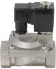 Клапан электромагнитный DN.ru VS431-VT-NC-220VAC 1″ Ду25 Ру16, соленоидный двухходовой, корпус - нержавеющая сталь 304, уплотнение - Viton, резьбовой, нормально-закрытый, пилотный, катушка - 220В