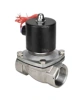 Клапан электромагнитный DN.ru VS131-ET-NC-220VAC 1/2″ Ду15 Ру10, соленоидный двухходовой, корпус - нержавеющая сталь 304, уплотнение - EPDM, резьбовой, нормально-закрытый, прямого действия, катушка - 220В