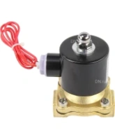 Клапан электромагнитный DN.ru VS100-ET-NC-220VAC 1/2″ Ду15 Ру10, соленоидный двухходовой, корпус - латунь, уплотнение - EPDM, резьбовой, нормально-закрытый, прямого действия, катушка - 220В