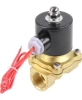 Клапан электромагнитный DN.ru VS100-NT-NC-24VAC 3/4″ Ду20 Ру10 прямого действия двухходовой, корпус - латунь, присоединение - внутренняя резьба, уплотнение - NBR, нормально-закрытый, катушка - 24 В AC