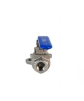 Кран шаровой DN.ru BV3232P(2pc)-FP-T-H Ду10 Ру140 полнопроходной двухходовой, нержавеющая сталь 316, внутренняя резьба, уплотнение - PTFE, ручка-рычаг