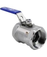 Кран шаровой DN.ru BV3232P-SP-T-H Ду65 Ру63 стандартнопроходной двухходовой, нержавеющая сталь SS316, внутренняя резьба, уплотнение - PTFE, ручка-рычаг