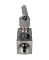 Клапан игольчатый DN.ru VN3232M-T-Ht 1 1/2″ Ду40 Ру400 резьбовой, корпус - нержавеющая сталь 316, уплотнение - металл, с Т-образной рукояткой