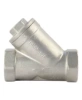 Фильтр сетчатый Dn.ru FMY3232P-T 1 1/4″ Ду32 Ру16, Y-образный, корпус - нержавеющая сталь 316, резьбовой