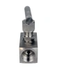 Клапан игольчатый DN.ru VN3232M-T-Ht 1/4″ Ду8 Ру400 резьбовой, корпус - нержавеющая сталь 316, уплотнение - металл, с Т-образной рукояткой