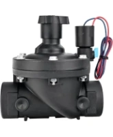 Клапан электромагнитный DN.ru VS1141-NT-NC-24VDC 1 1/2″ Ду40 Ру10 соленоидный двухходовой пилотного действия, корпус - пластик PA66, уплотнение - NBR, внутренняя резьба, нормально закрытый (НЗ), катушка 24В DC