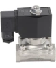 Клапан электромагнитный DN.ru VS231-VT-NC-24VDC 1/2″ Ду15 Ру7, соленоидный двухходовой, корпус - нержавеющая сталь 304, уплотнение - Viton, резьбовой, нормально-закрытый, прямого действия, катушка - 24В