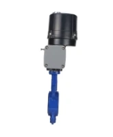 Затвор дисковый поворотный DN.ru WBV1432E-2W-Fb-H Ду100 Ру16 межфланцевый, корпус - чугун GGG50, диск - нержавеющая сталь 316L, уплотнение - EPDM, с электроприводом четвертьоборотным DN.ru QTSA-N-007EM-O0-220VAC с пружинным возвратом