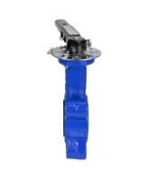 Затвор дисковый поворотный DN.ru WBV1631E-2W-Fb-H Ду65 Ру16 LUG межфланцевый, корпус - чугун QT450, диск - нержавеющая сталь 304, уплотнение - EPDM, с рукояткой