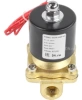 Клапан электромагнитный DN.ru VS100-NT-NC-24VAC 3/8″ Ду10 Ру10 прямого действия двухходовой, корпус - латунь, присоединение - внутренняя резьба, уплотнение - NBR, нормально-закрытый, катушка - 24 В AC