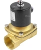 Клапан электромагнитный DN.ru VS100-NT-NC-24VAC 1 1/2″ Ду40 Ру10 прямого действия двухходовой, корпус - латунь, присоединение - внутренняя резьба, уплотнение - NBR, нормально-закрытый, катушка - 24 В AC