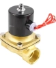 Клапан электромагнитный DN.ru VS100-ET-NC-24VAC 1 1/4″ Ду32 Ру10 прямого действия двухходовой, корпус - латунь, присоединение - внутренняя резьба, уплотнение - EPDM, нормально-закрытый, катушка - 24 В AC