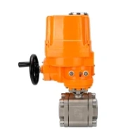 Кран шаровой DN.ru BV3232P(3pc)-FP-SW-ISO-H Ду100 Ру63 полнопроходной, корпус - нержавеющая сталь SS316, под приварку, с 1/4-оборотным взрывозащищенным электроприводом QT-EX-020EM-O2-220VAC-У1