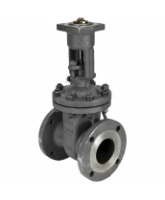 Задвижка клиновая 30с941нж DN.ru GVWR2121M-2W-F-ОСТ Ду300 Ру16 GAIR фланцевая, корпус - сталь 25Л, материал клина - сталь 25Л, уплотнение - металл, с ОСТ-фланцем и голым штоком