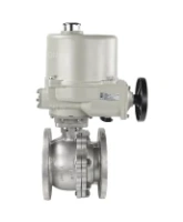 Кран шаровой DN.ru BV3232P(2pc)-FP-F-ISO-H Ду80 Ру16 полнопроходной двухходовой, нержавеющая сталь 316, фланцевый, уплотнение - PTFE, с электроприводом ГЗ-ОФВ-110/11М 220В