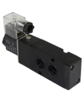 Пневмораспределитель DN.ru 4M310-08 DC24V 1/4″ моностабильный, пятиканальный, для четвертьоборотных пневмоприводов (на корпус)