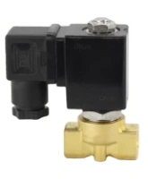 Клапан электромагнитный DN.ru VS700-PT-NC-220VAC 1/2″ Ду15 Ру10 соленоидный двухходовой, корпус - латунь, уплотнение - PTFE, присоединение - внутренняя резьба, прямого действия, нормально закрытый, с нулевым перепадом давления, катушка - 220В