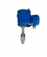 Затвор дисковый поворотный DN.ru WBV3232V-2W-Fb-H Ду100 Ру16, корпус - нержавеющая сталь 316L, диск - нержавеющая сталь 316L, уплотнение - VITON, с электроприводом QT-N-010M-O2-220VAC-У1