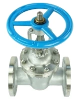 Задвижка клиновая 30нж64нж DN.ru GVWR3131M-2W-F-S Ду80 Ру25 фланцевая, корпус - нержавеющая сталь 304, материал клина - нержавеющая сталь 304, уплотнение - металл, со штурвалом GAIR