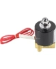 Клапан электромагнитный DN.ru VS100-ET-NC-24VAC 1/8″ Ду6 Ру10 прямого действия двухходовой, корпус - латунь, присоединение - внутренняя резьба, уплотнение - EPDM, нормально-закрытый, катушка - 24 В AC