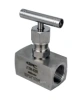 Клапан игольчатый DN.ru VN3232M-T-Ht 1/4″ Ду8 Ру400 резьбовой, корпус - нержавеющая сталь 316, уплотнение - металл, с Т-образной рукояткой