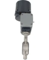 Затвор дисковый поворотный DN.ru WBV3131E-2W-Fb-H Ду80 Ру16 межфланцевый, корпус - нержавеющая сталь 304, диск - нержавеющая сталь 304, уплотнение - EPDM, с электроприводом четвертьоборотным DN.ru QTSA-N-005EM-O0-220VAC с пружинным возвратом