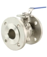 Кран шаровой DN.ru BV3232P(2pc)-FP-F-ISO-H Ду50 Ру40, корпус - нержавеющая сталь 316, уплотнение - PTFE, полнопроходной фланцевый с ISO-фланцем и рукояткой, 14х14, F05/F07