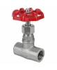 Клапан запорный DN.ru VSO3131M-1W-T-S 1″ Ду25 Ру16 двухходовой резьбовой, корпус - нержавеющая сталь 304, внутренняя/внутренняя резьба, управление штурвал