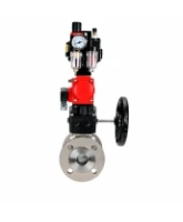 Кран шаровой DN.ru BV3232P(2pc)-FP-F-ISO-H Ду100 Ру16 фланцевый, полнопроходной, 2-составной, корпус - нерж.сталь SS316, уплотнение PTFE, пн.привод PA-DA-105 пн.распределитель 4M310-08 AC220V ручной дублер MON3-700-T38-ISO БПВ AFC2000 БКВ APL-510N-EX
