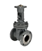 Задвижка клиновая 30с964нж DN.ru GVWR2121M-2W-F-ОСТ Ду300 Ру25 фланцевая, корпус - сталь 25Л, материал клина - сталь 25Л, уплотнение - металл, с ОСТ-фланцем, с голым штоком GAIR