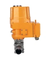 Кран шаровой DN.ru BV3232P(3pc)-FP-W-ISO-H LONG Ду25 Ру63 полнопроходной, корпус - нержавеющая сталь 316, уплотнение - PTFE, под приварку, с 1/4-оборотным электроприводом взрывозащищенным DN.ru QT-EX-010EM-O2-220VAC-У1 220В