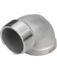Отвод (уголок) DN.ru ВР-НР-304 3/8″ Ду10 Ру16 угол 90°, корпус - нержавеющая сталь 304, присоединение - внутренняя / наружная резьба