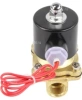Клапан электромагнитный DN.ru VS100-NT-NC-24VAC 1/2″ Ду15 Ру10 прямого действия двухходовой, корпус - латунь, присоединение - внутренняя резьба, уплотнение - NBR, нормально-закрытый, катушка - 24 В AC