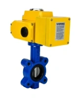 Затвор дисковый поворотный DN.ru WBV1631N-2W-Fb-H Ду125 Ру16 LUG корпус - чугун QT450, диск - нержавеющая сталь 304, уплотнение - NBR, межфланцевый, с электроприводом DN.ru QT-N-015EM-A1-220VAC-У1 DAR