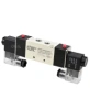 Пневмораспределитель DN.ru 4V320-08 AC220V 1/4″ бистабильный, пятиканальный, с двусторонним ЭМУ (подключение со шлангами)