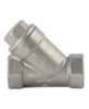 Фильтр сетчатый Dn.ru FMY3232P-T 1/2″ Ду15 Ру16, Y-образный, корпус - нержавеющая сталь 316, резьбовой