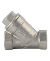 Фильтр сетчатый Dn.ru FMY3232P-T 1/2″ Ду15 Ру16, Y-образный, корпус - нержавеющая сталь 316, резьбовой