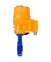 Затвор дисковый поворотный DN.ru WBV1631N-2W-Fb-H Ду150 Ру16 LUG межфланцевый, корпус - чугун QT450, диск - нержавеющая сталь 304, уплотнение - NBR, с электроприводом DN.ru QT-EX-020EM-O2-220VAC-У1 220В