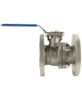 Кран шаровой DN.ru BV3232P(2pc)-FP-F-ISO-H Ду40 Ру40, корпус - нержавеющая сталь 316, уплотнение - PTFE, полнопроходной фланцевый с ISO-фланцем и рукояткой, 14х14, F05/F07