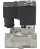Клапан электромагнитный DN.ru VS431-ET-NC-24VDC 3/8″ Ду10 Ру16, соленоидный двухходовой, корпус - нержавеющая сталь 304, уплотнение - EPDM, резьбовой, нормально-закрытый, пилотный, катушка - 24В