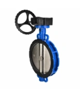 Затвор дисковый поворотный DN.ru WBV1413E-2W-Fb-ISO-R Ду350 Ру16 межфланцевый, корпус - чугун GGG50, диск - чугун GGG40, уплотнение - EPDM, с редуктором