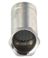 Фильтр сетчатый Dn.ru FMY3232P-T 2 1/2″ Ду65 Ру16, Y-образный, корпус - нержавеющая сталь 316, резьбовой